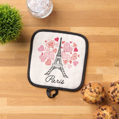 Paris France Love Pot Holder