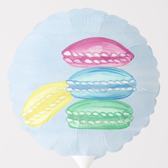 Paris France macaroons Balloon (Front)
