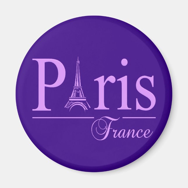 Paris France magnet (Front)