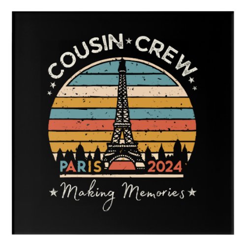 Paris France Making Memories 2024 Acrylic Print