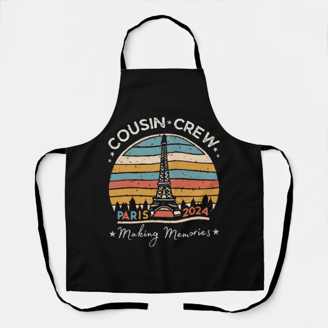 Paris France Making Memories 2024 Apron (Front)