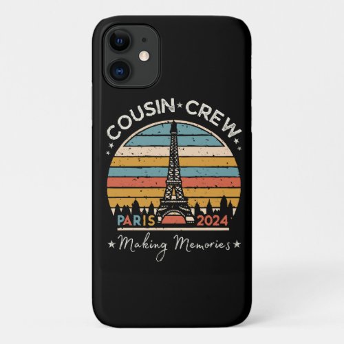 Paris France Making Memories 2024 iPhone 11 Case