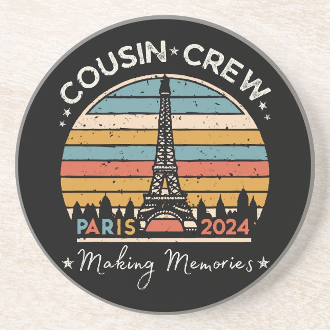 Paris France Making Memories 2024 Coaster (Front)