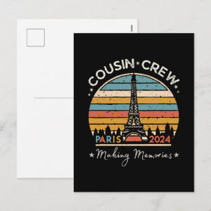 Paris France Making Memories 2024 Holiday Postcard