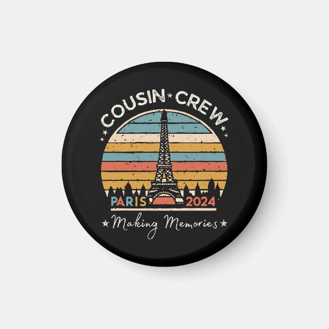 Paris France Making Memories 2024 Magnet (Front)