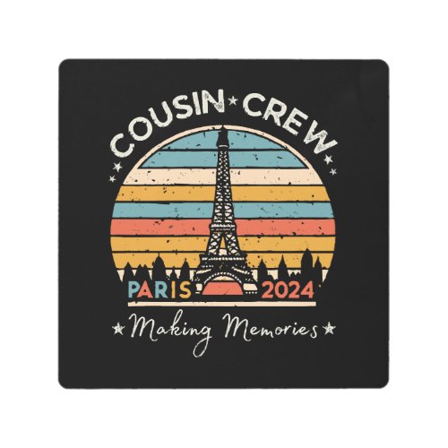 Paris France Making Memories 2024 Metal Print