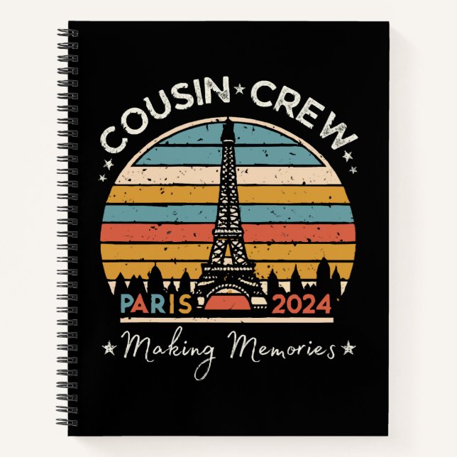 Paris France Making Memories 2024 Notebook (Front)