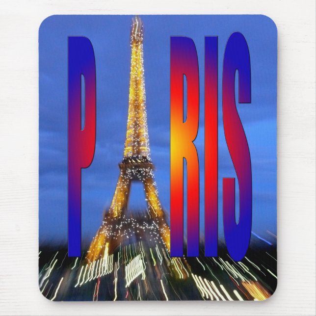 Paris France Mouse Pad (Front)