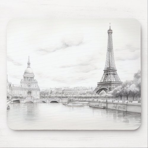 Paris France Mouse Pad