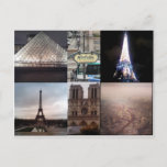 Paris France Multiview Postcard