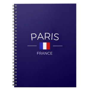 Paris France Notebook