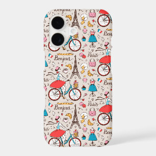 Paris France Pattern iPhone 17 Case