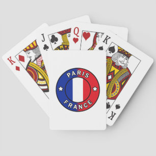 Paris France Poker Cards