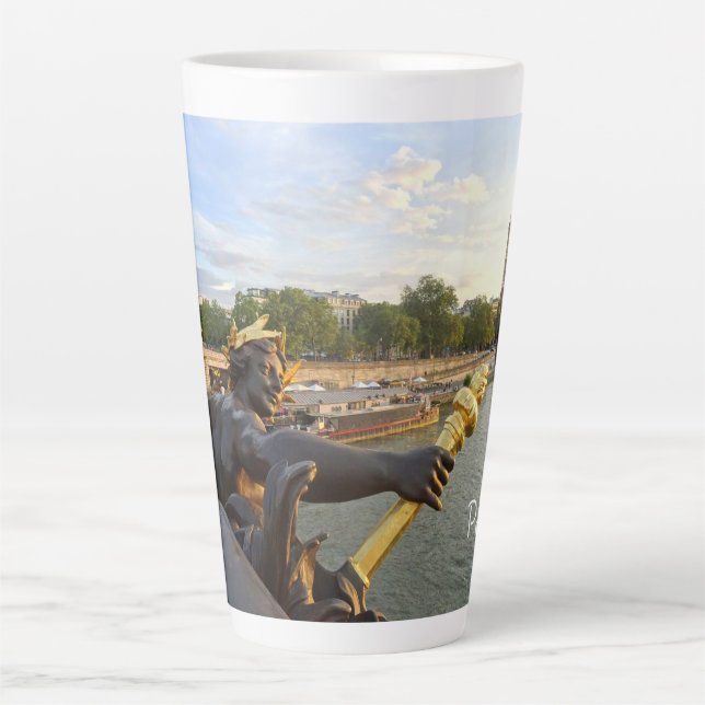 Paris. France. Pont Alexandre3  Latte Mug (Front)