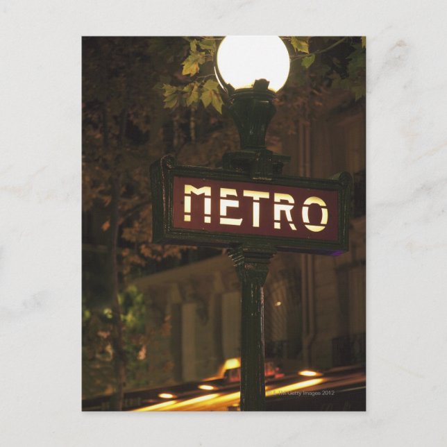 Paris, France. Postcard (Front)