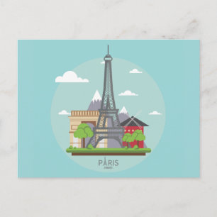 Paris France Postcard