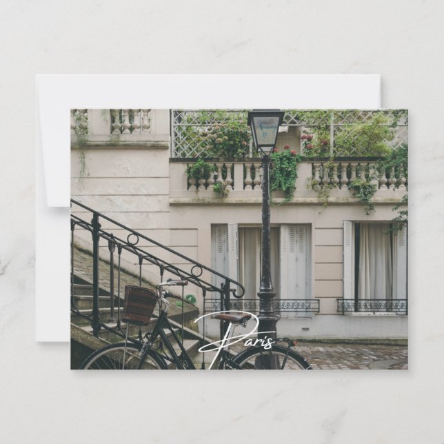 Paris France Postcard (Front)