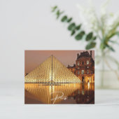 Paris France Postcard, the Louvre (Standing Front)