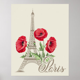 Paris France poster
