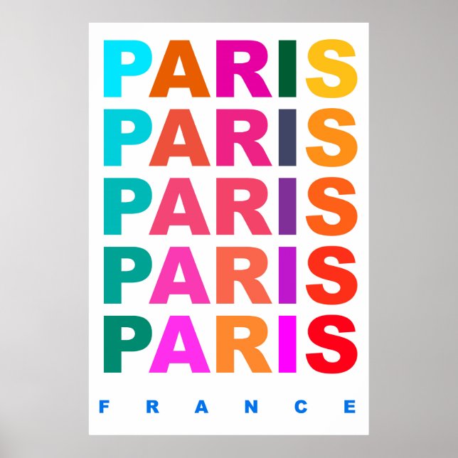 Paris France Poster (Front)