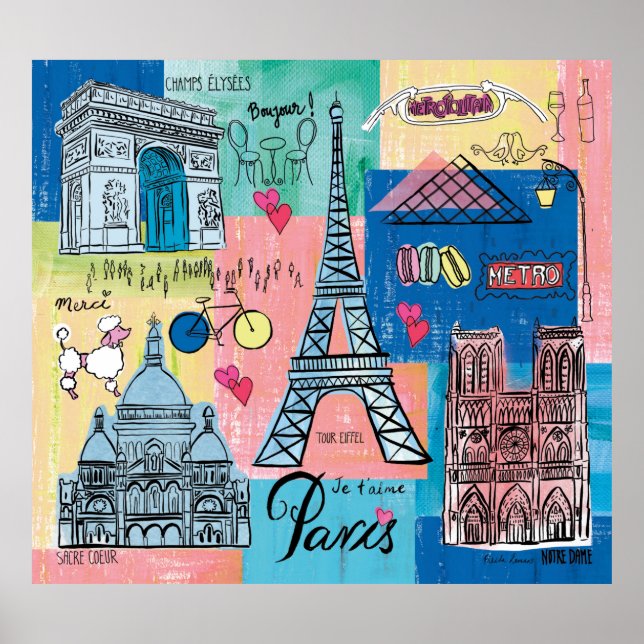 Paris, France Poster (Front)