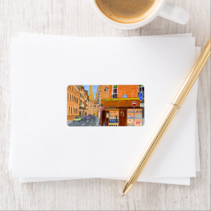 Paris, France Return Address Labels
