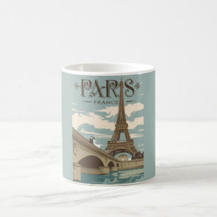 Paris France Romantic Scene Mug