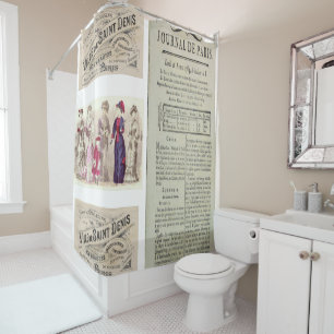 Paris France Shower Curtain