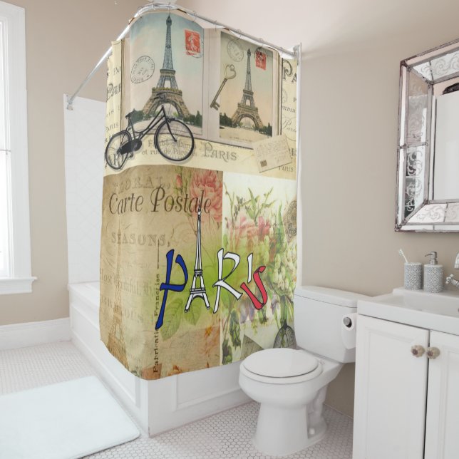 Paris France Shower Curtain (In Situ)
