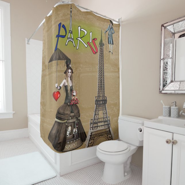 Paris France, Shower Curtain (In Situ)