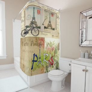 Paris France, Shower Curtain