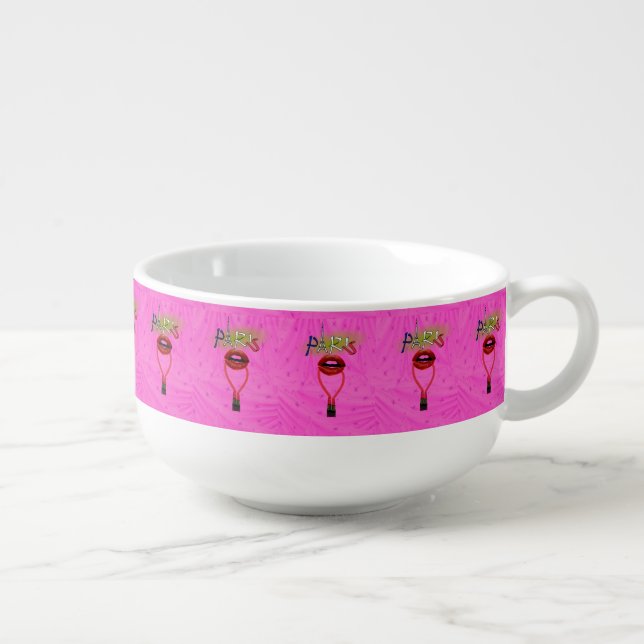 Paris, France Soup Mug (Left)