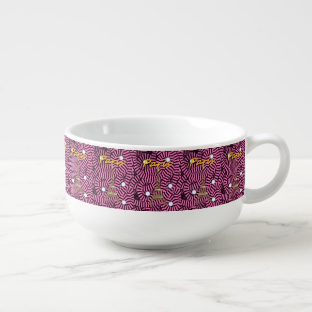 Paris, France Soup Mug (Left)