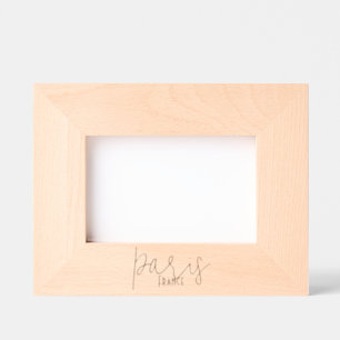Paris, France Souvenir Engraved Frames