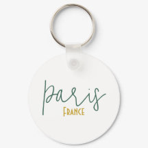 Paris, France Souvenir Keychain