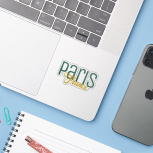Paris, France Souvenir Sticker