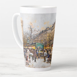 Paris France Street Scene Europe Latte Mug