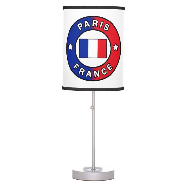 Paris France Table Lamp (Front)
