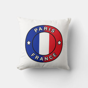 Paris France Throw Pillow