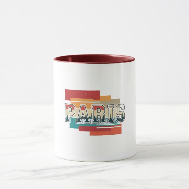 Paris France Travel Mug (Center)