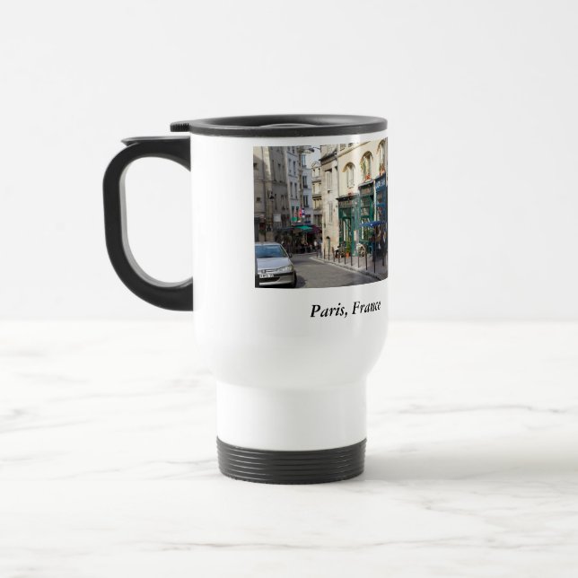 Paris, France Travel Mug (Left)