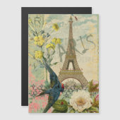 Paris France Travel Vintage Antique Art Painting (Front/Back)