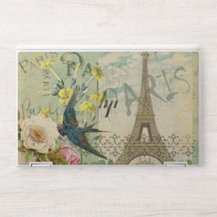 Paris France Travel Vintage Antique Art Painting HP Laptop Skin