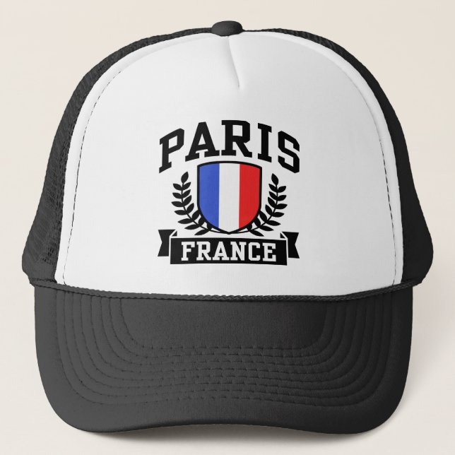 Paris France Trucker Hat (Front)
