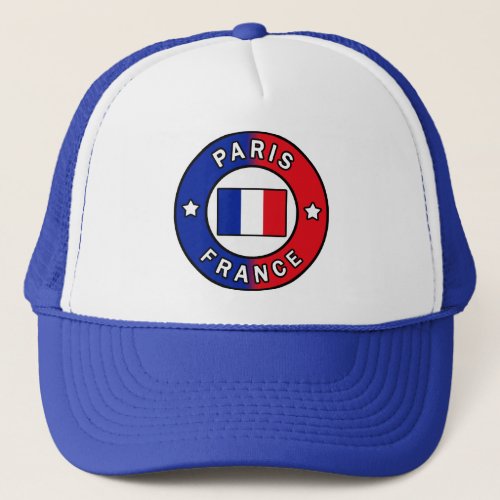 Paris France Trucker Hat