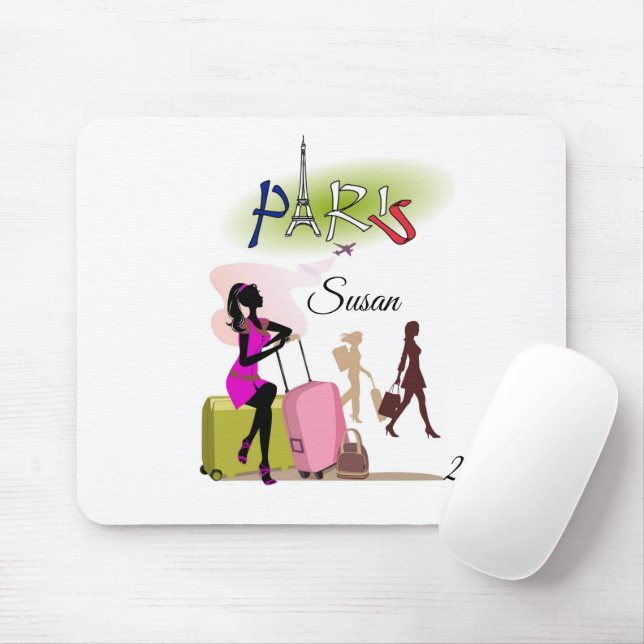 Paris France Vacation Mouse Pad! Mouse Pad (With Mouse)