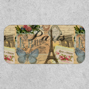 Paris France Vintage Travel Colorful Artwork Patch