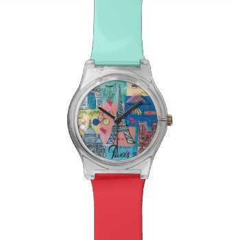 Paris  France Watch by wildapple at Zazzle