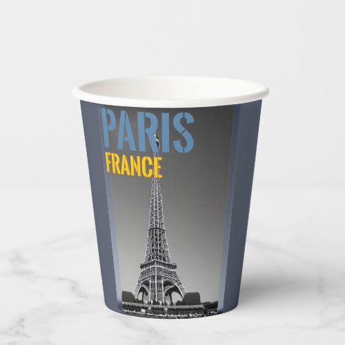 Paris France     Watch Paper Cups