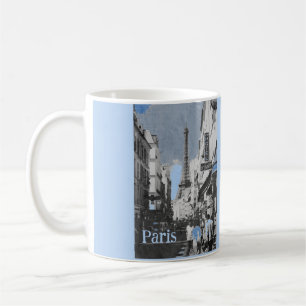 Paris, France, with a hint of Blue Coffee Mug